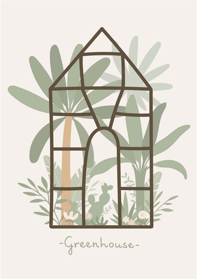 Greenhouse Canvas Wall Art