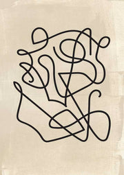 Squiggle 1 Canvas Wall Art