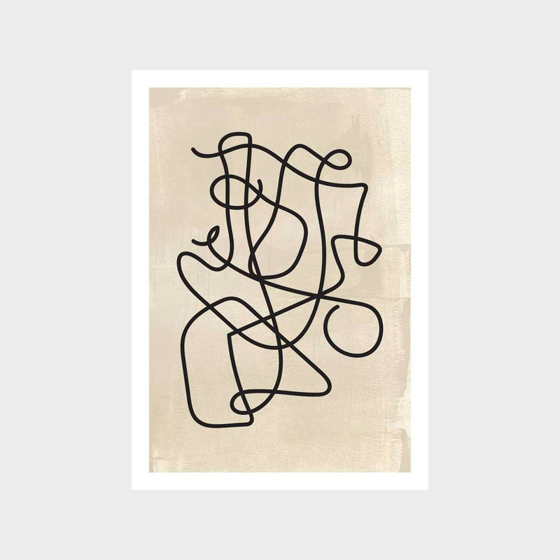 Squiggle 4 Art Print