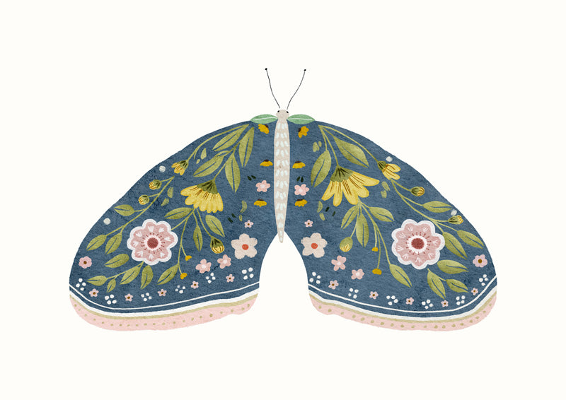 Floral Moth 1