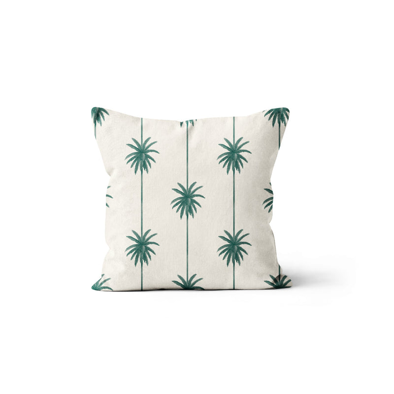 Le Palm Mono Green Cushion