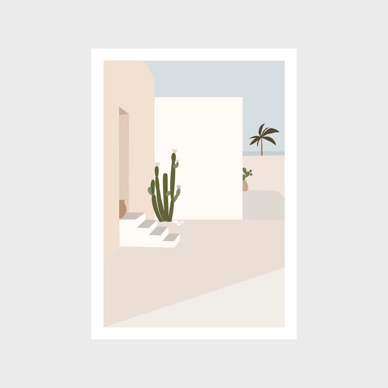 Beach House 1 Art Print