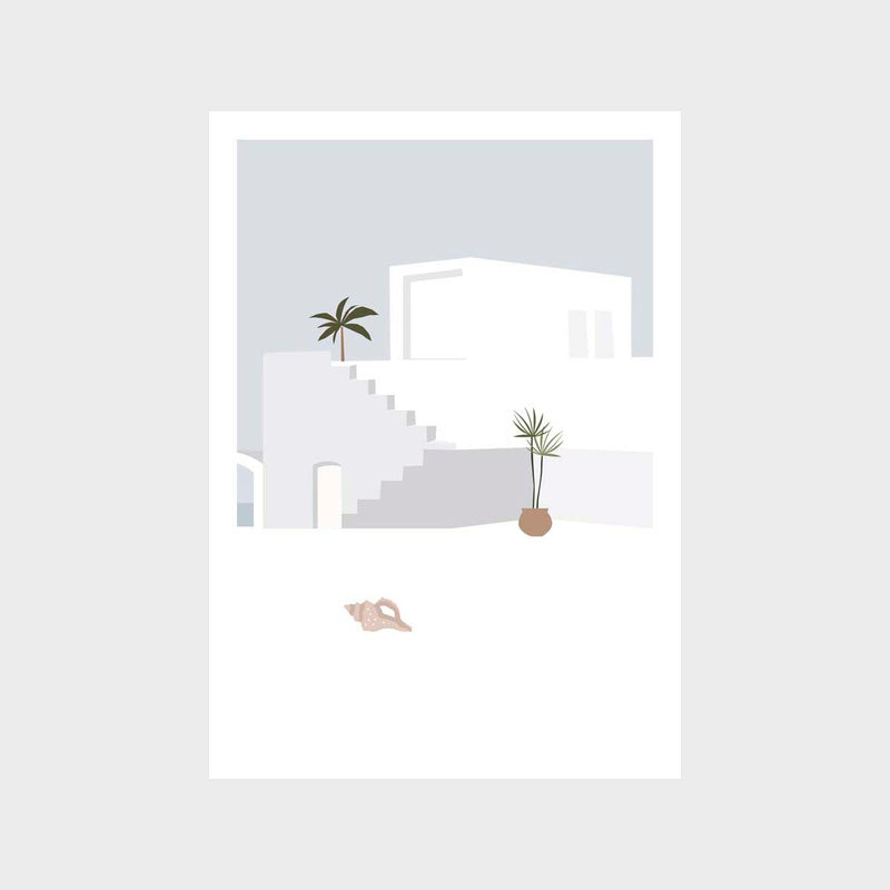 Beach House 2 Art Print