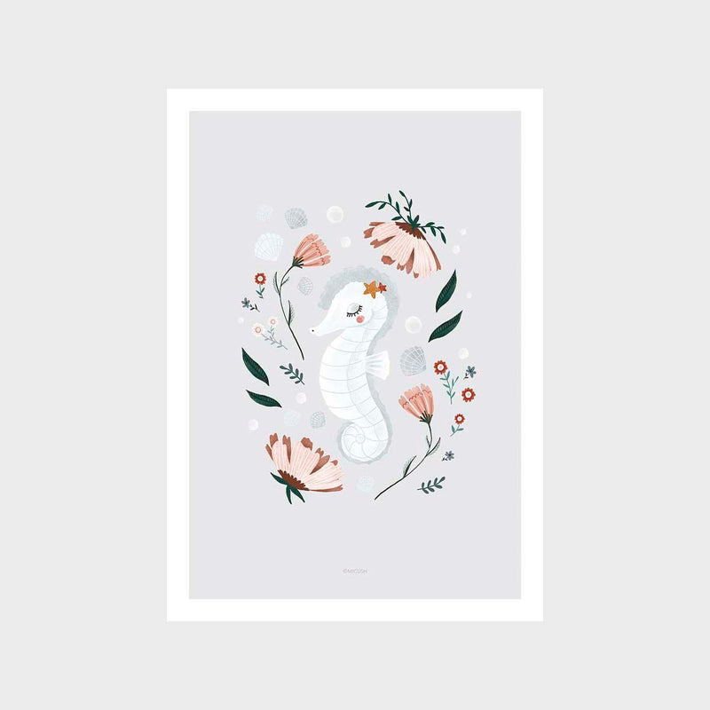 Seahorse Art Print