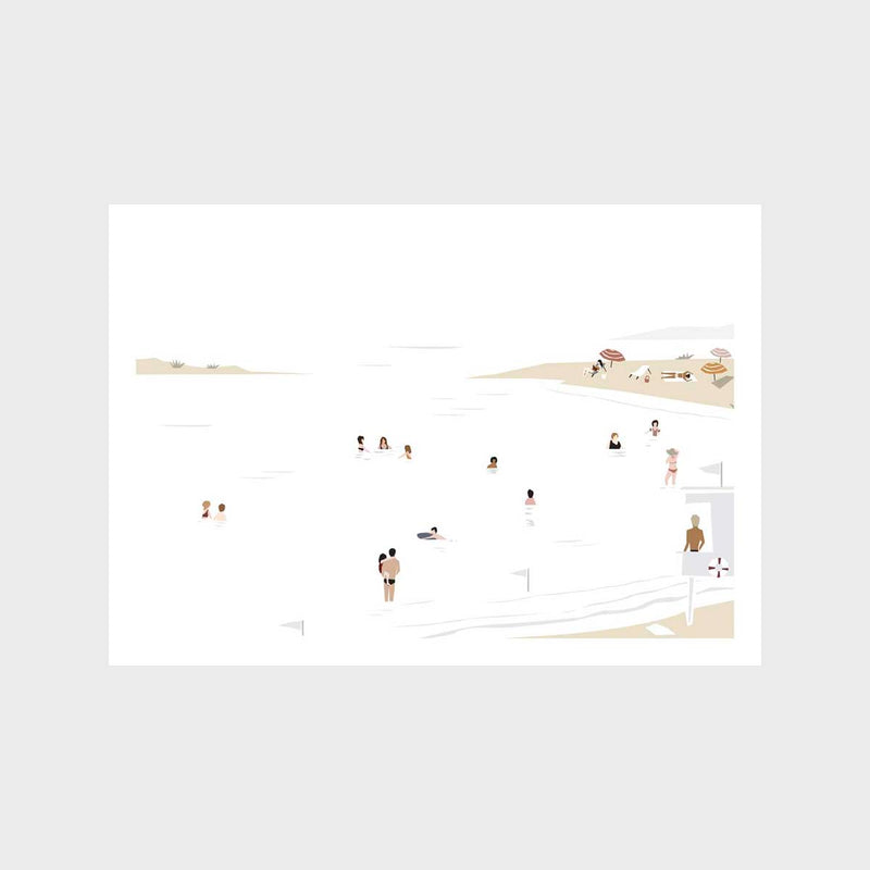 Day On The Beach Art Print