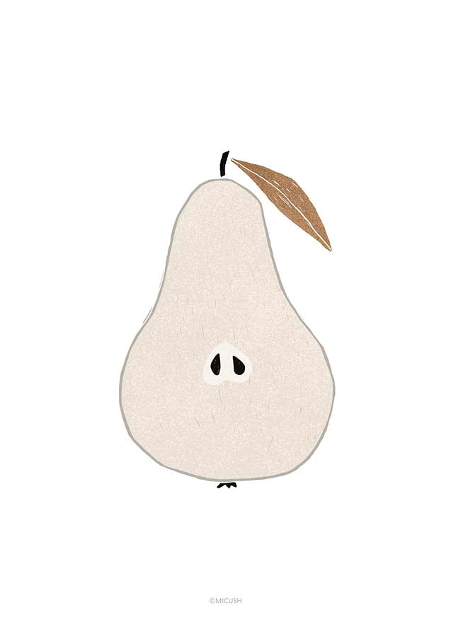 Pear Canvas Wall Art