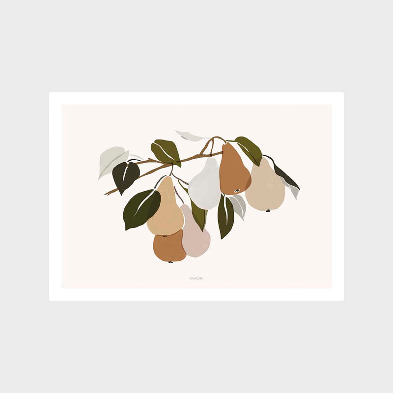 Harvest Pear Art Print