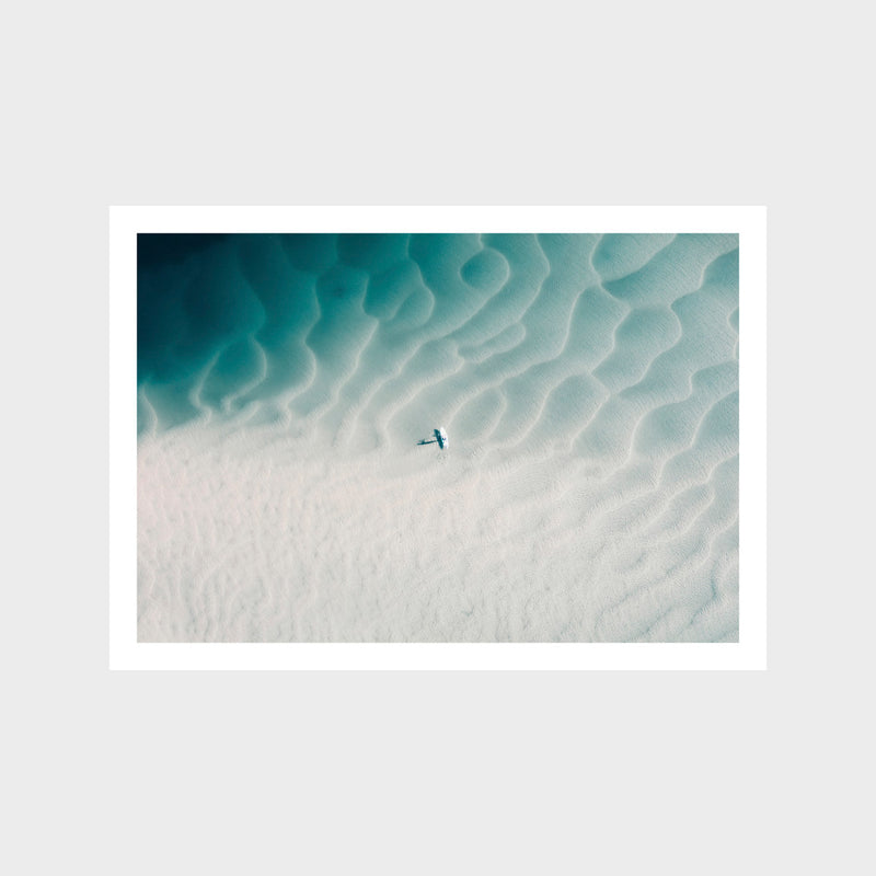 Aerial Paddle Board 1 Art Print