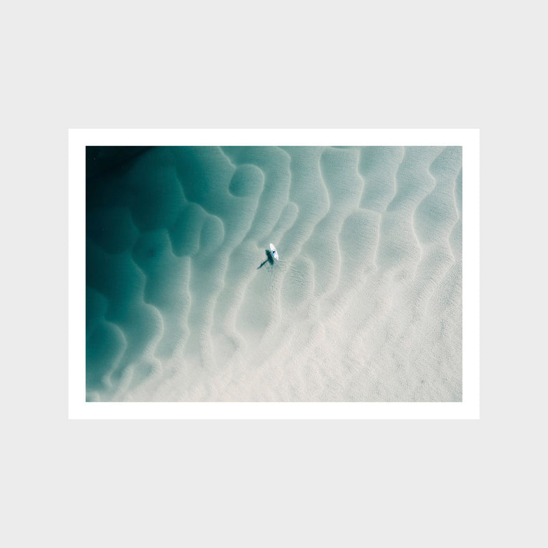 Aerial Paddle Board 2 Art Print