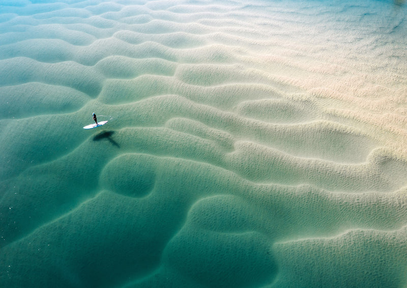 Aerial Paddle Board 3 Canvas Wall Art