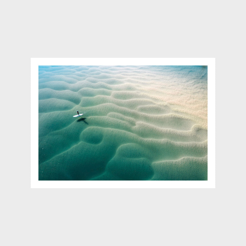 Aerial Paddle Board 3 Art Print