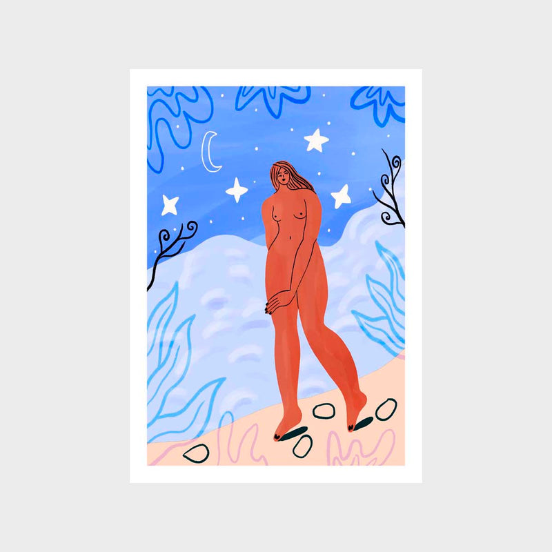 Private Beach Art Print