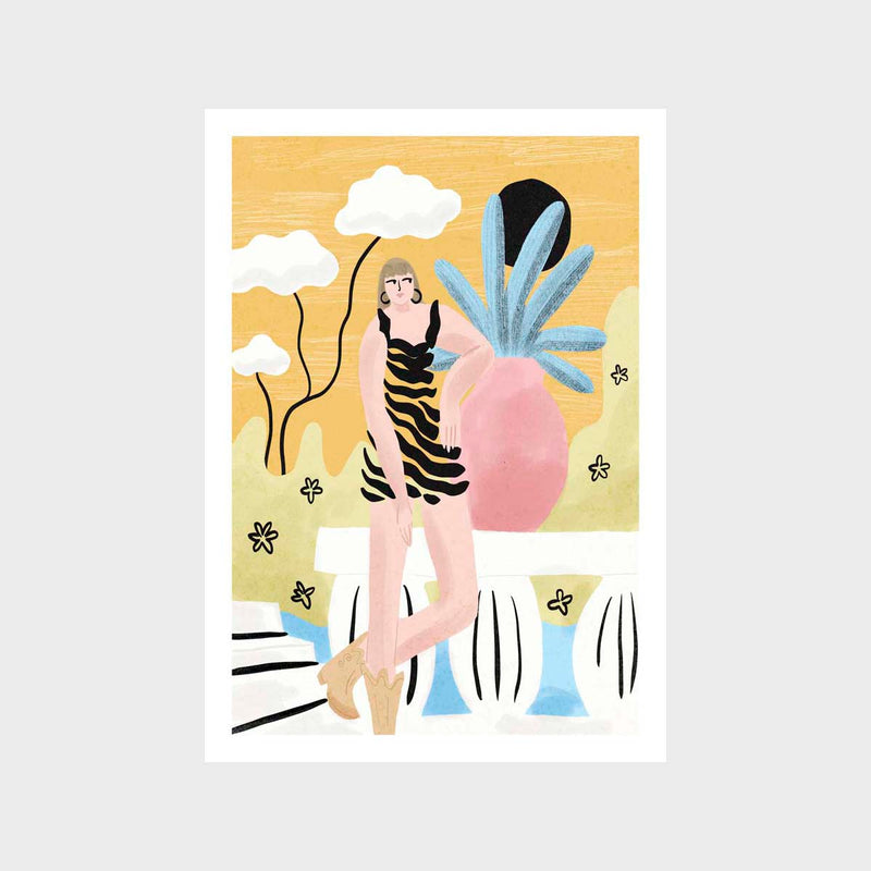 Summer Girl Art Print