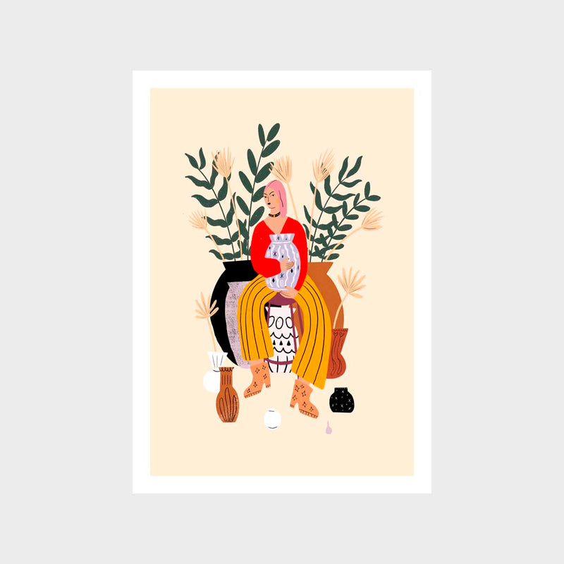 Vase Collector Art Print