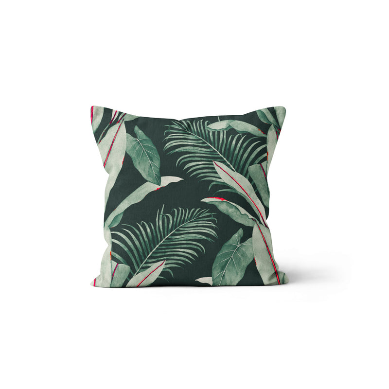 Banana Palm Green Cushion