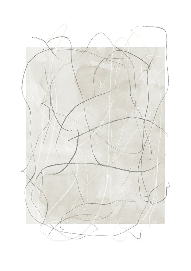 Scribble 9 Canvas Wall Art