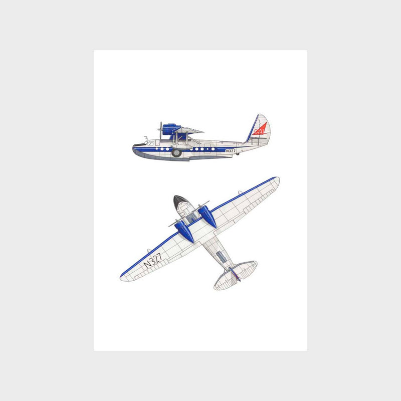 Sikorski Airplane Art Print