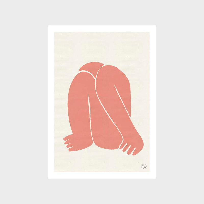 Coral Knees Side 1 Art Print