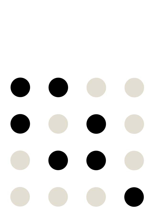 Minimal Lines Dots Canvas Wall Art