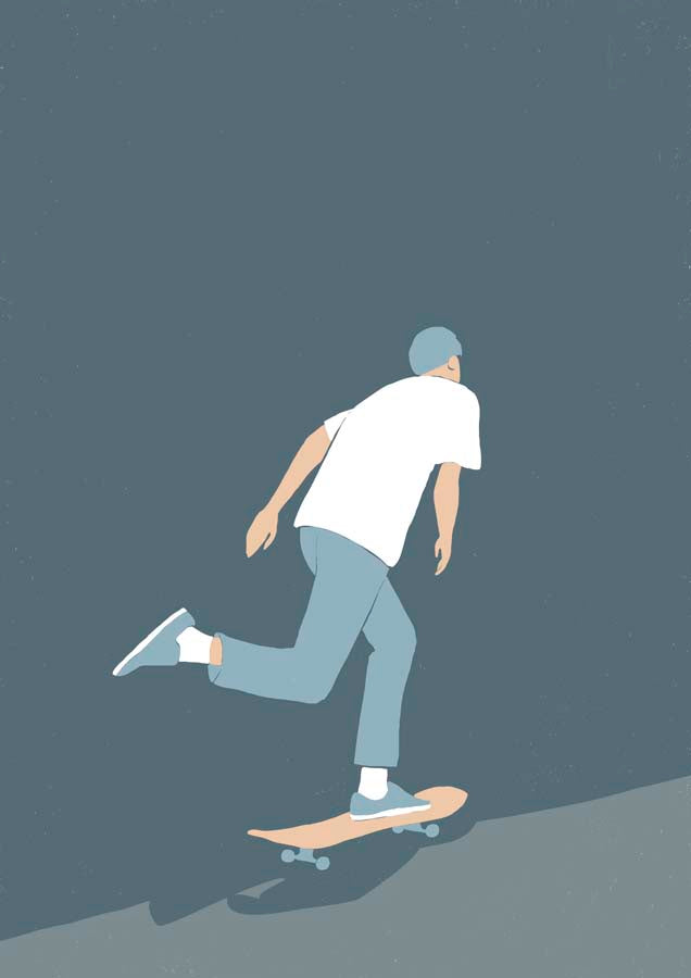 Skate 1A Canvas Wall Art