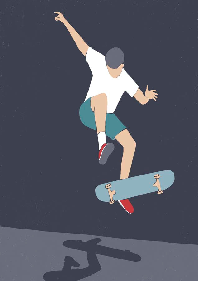 Skate 3C Canvas Wall Art