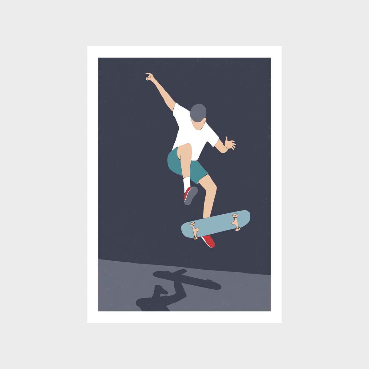 Skate 3C Art Print