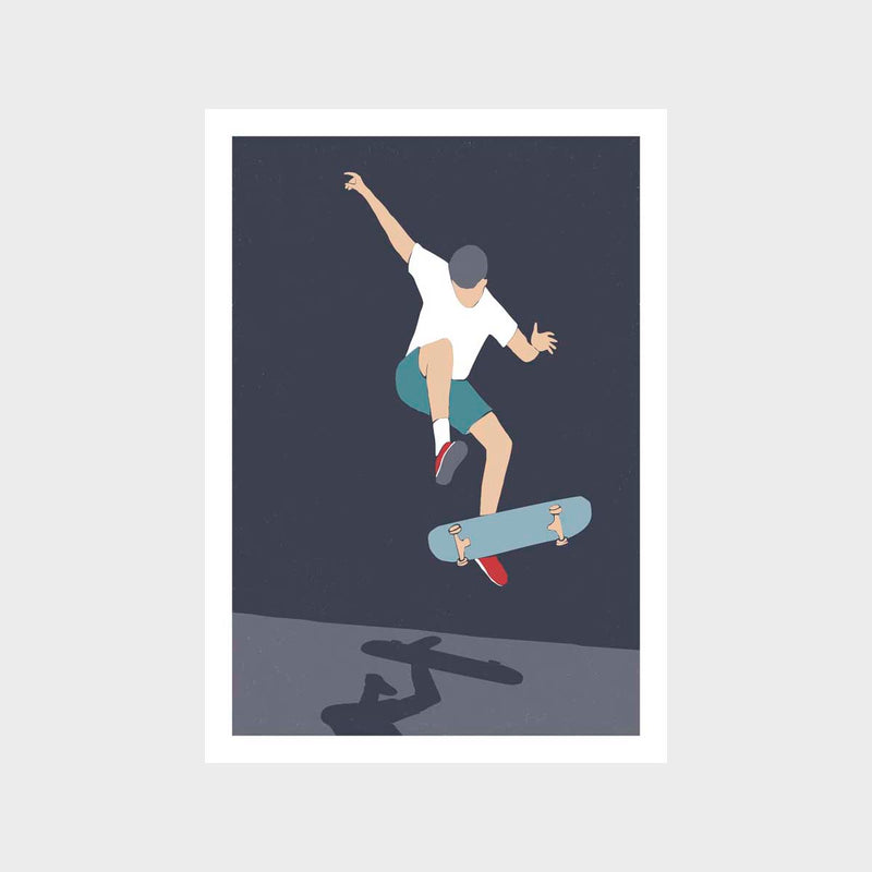 Skate 3C Art Print