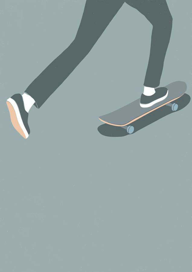 Skate 4B Canvas Wall Art