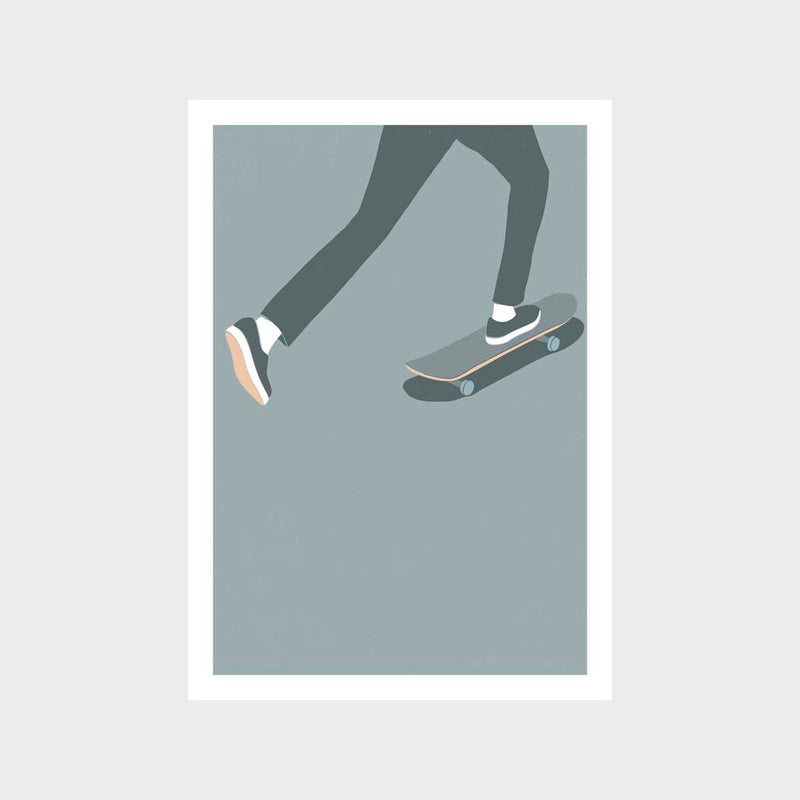 Skate 4B Art Print