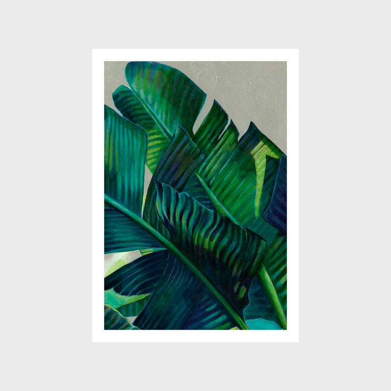 Banana Leaf Bliss 1 Art Print