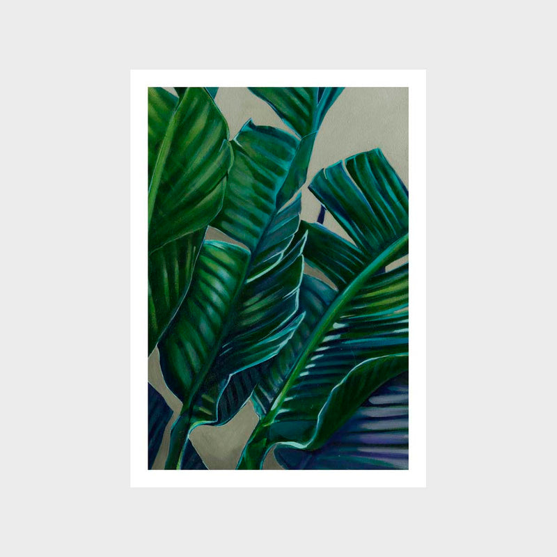 Banana Leaf Bliss 2 Art Print