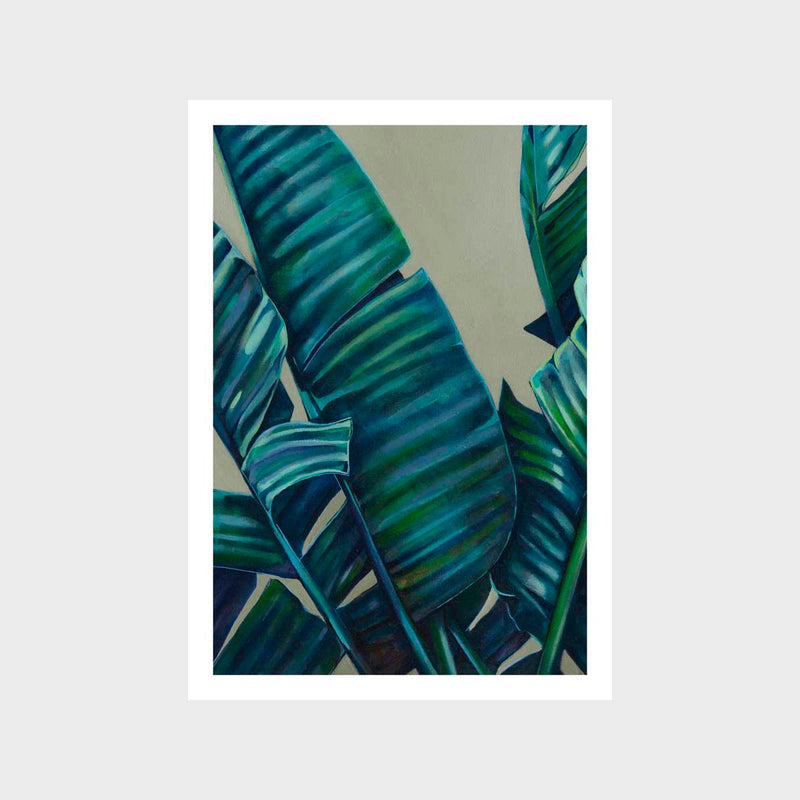 Banana Leaf Bliss 3 Art Print