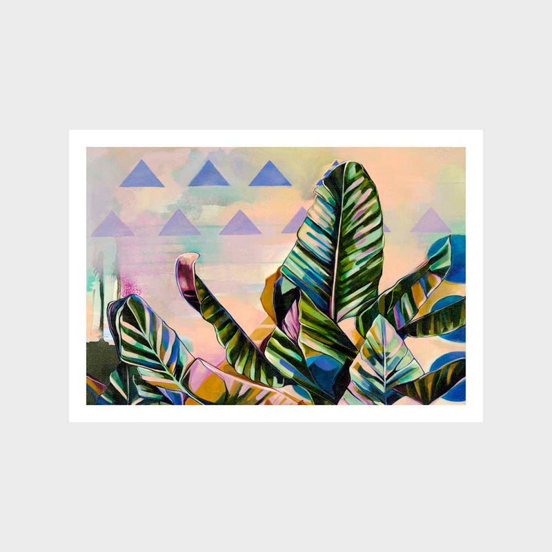 Banana Palm Art Print