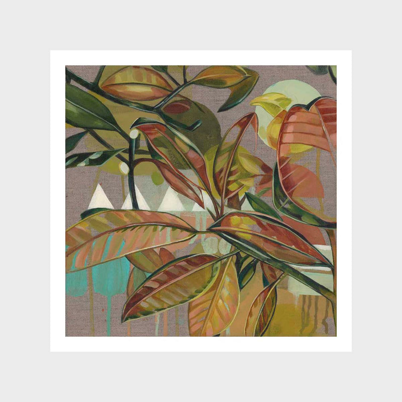 Green And Tangerine Dream 2 Art Print