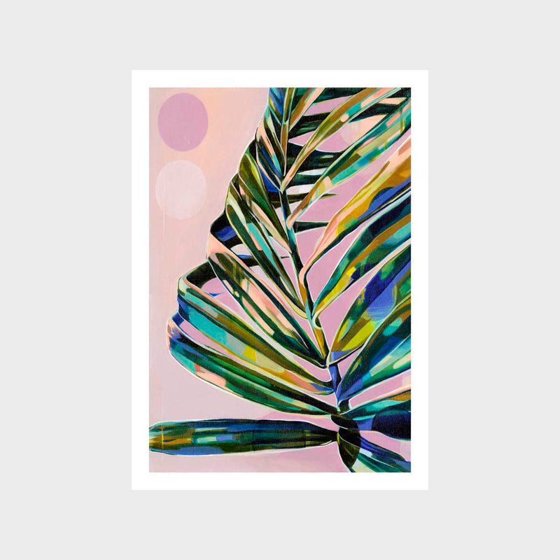 Pink Palm Art Print