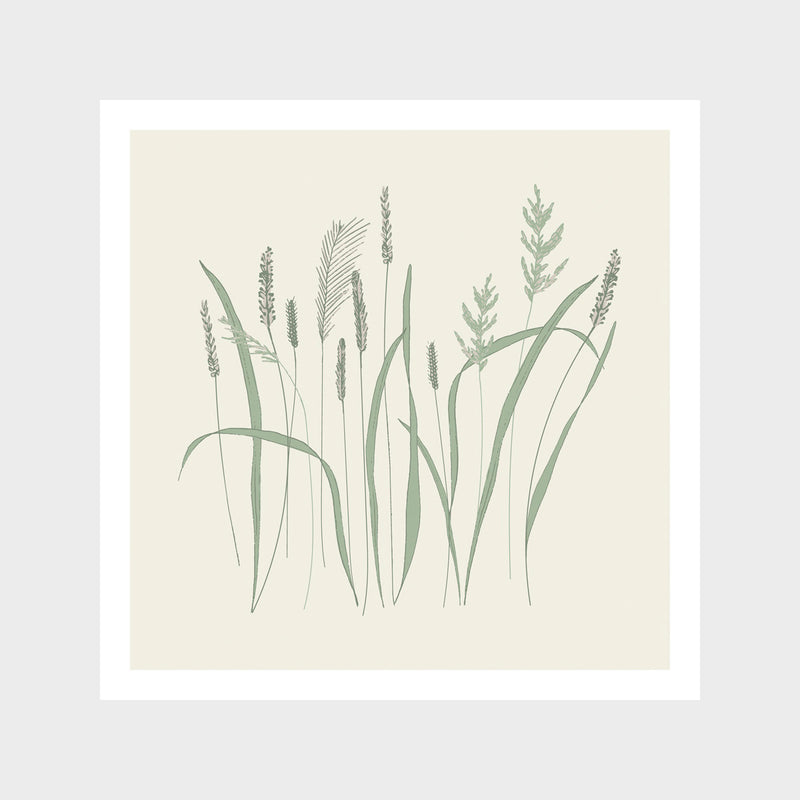 Swaying Field Paper Art Print