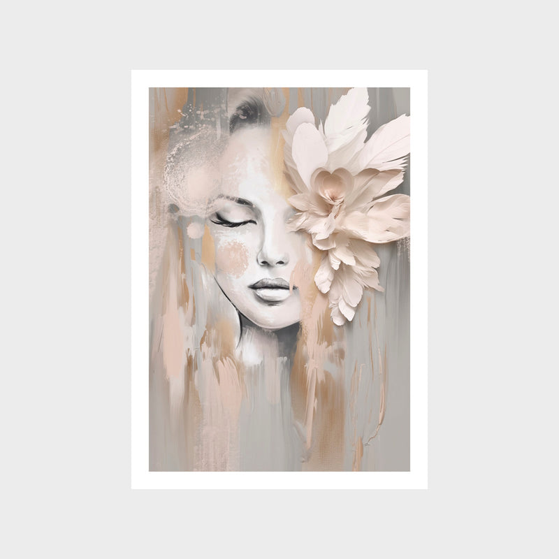 Beige Petal Art Print