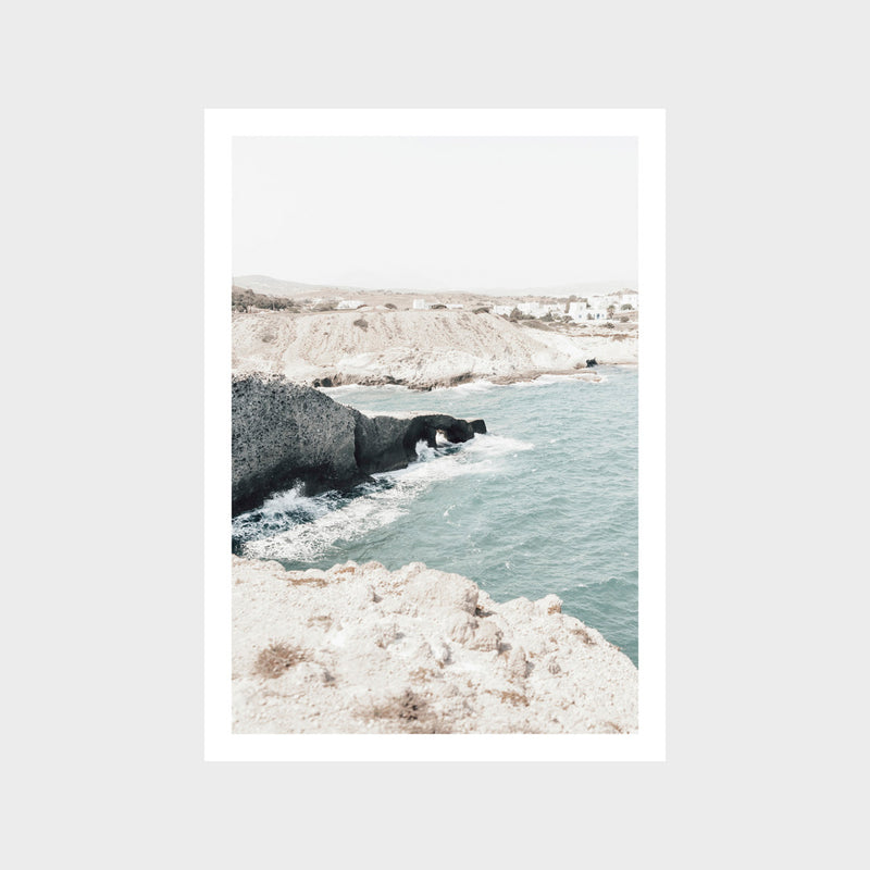 Coastal Chronicals Milos Art Print