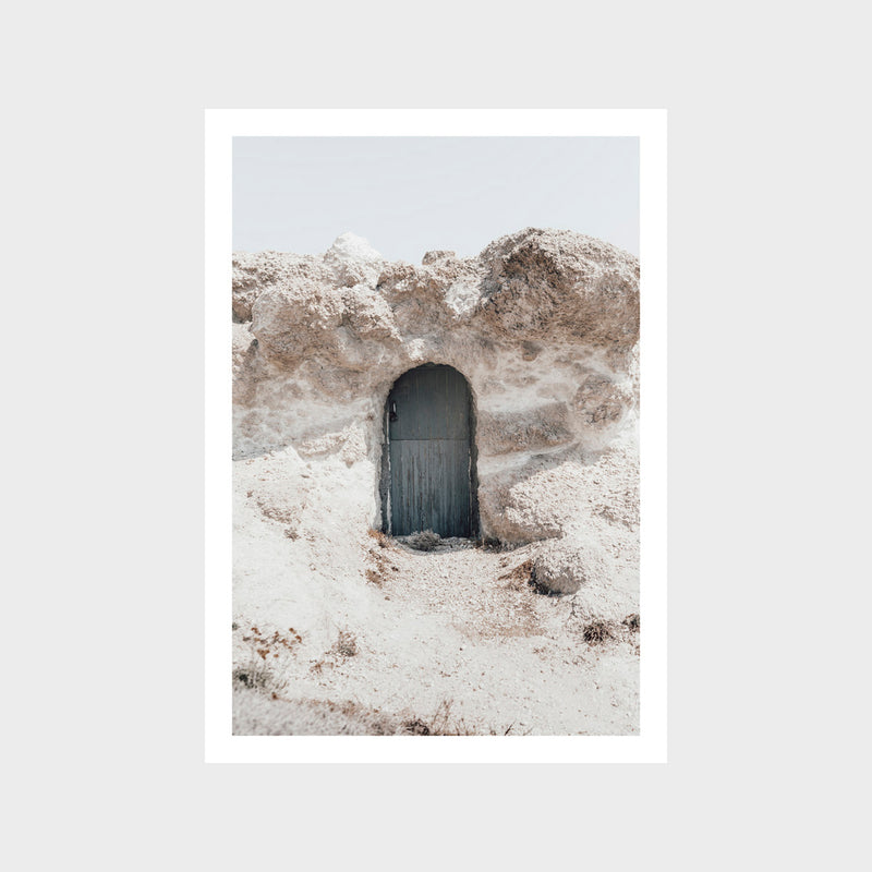 Hidden Retreat Milos Art Print