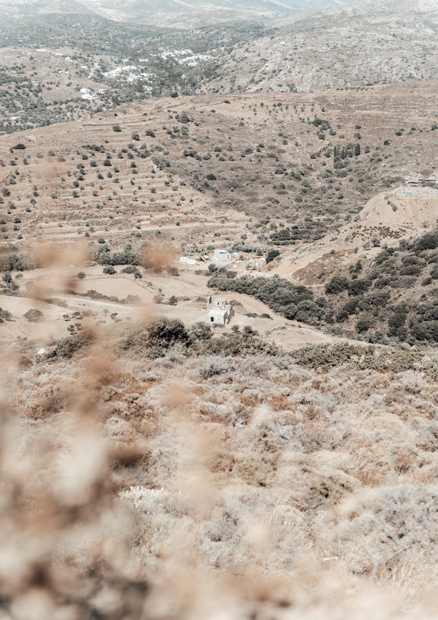 Naxos Hillside Haven 2 Canvas Wall Art