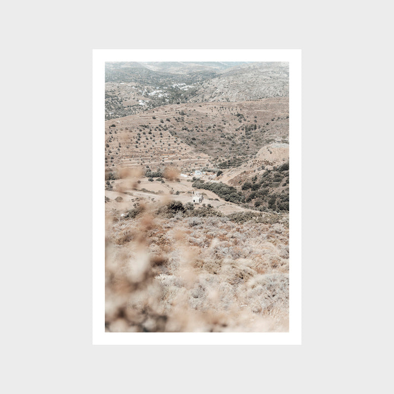 Naxos Hillside Haven 2 Art Print