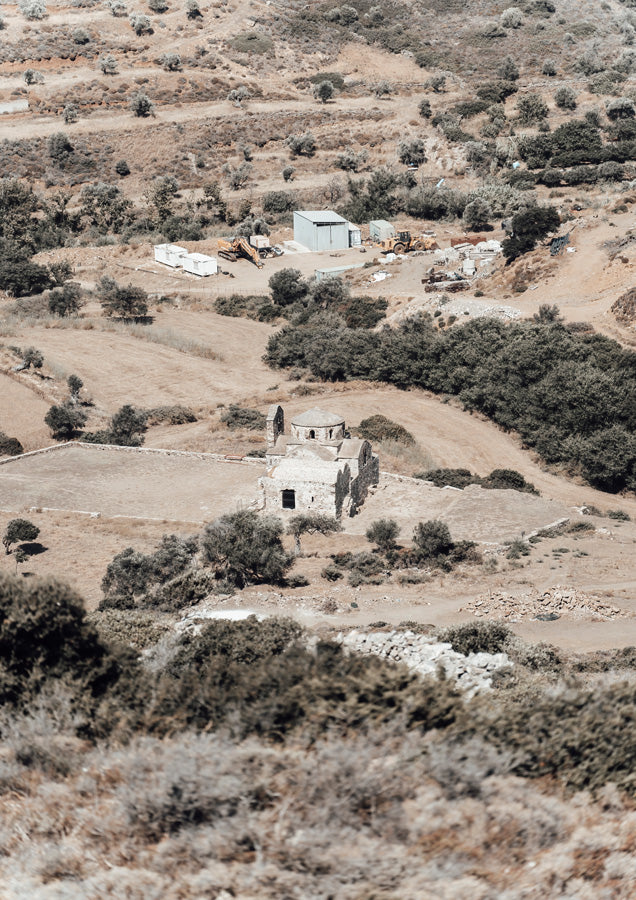 Naxos Hillside Haven 3 Canvas Wall Art