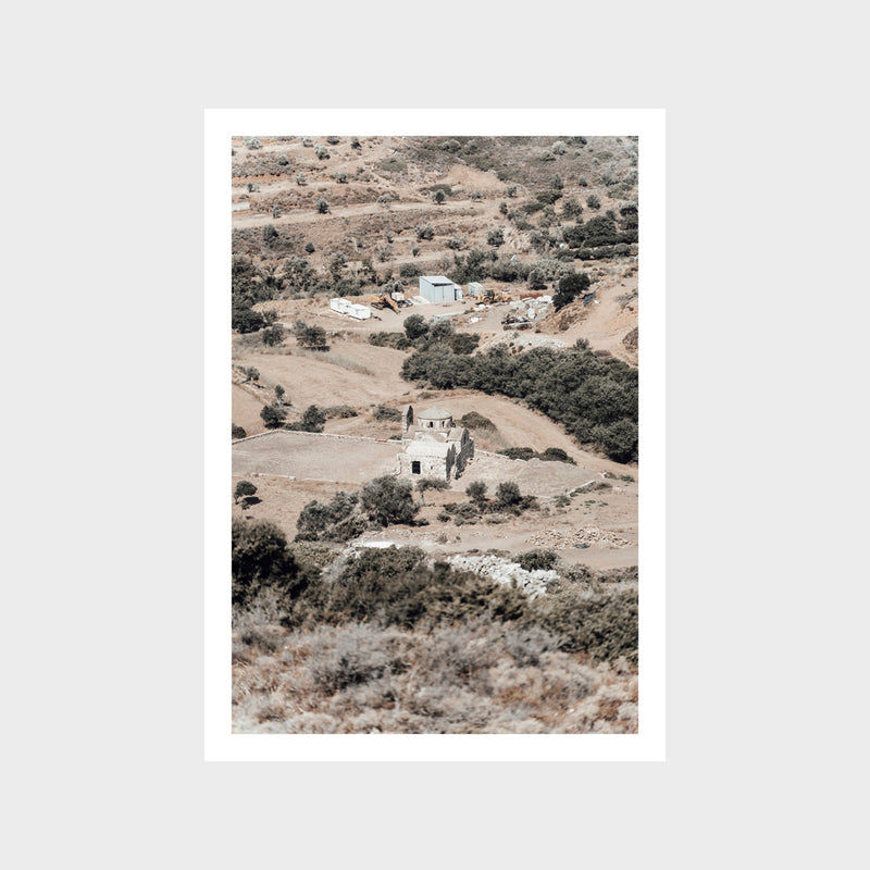 Naxos Hillside Haven 3 Art Print