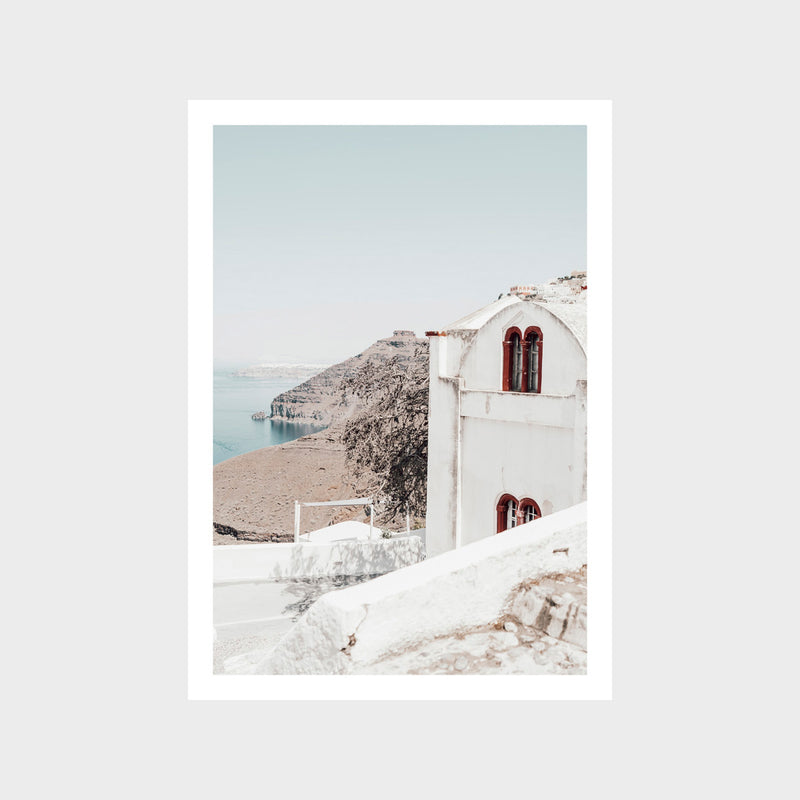 Santorini Charm 2 Art Print