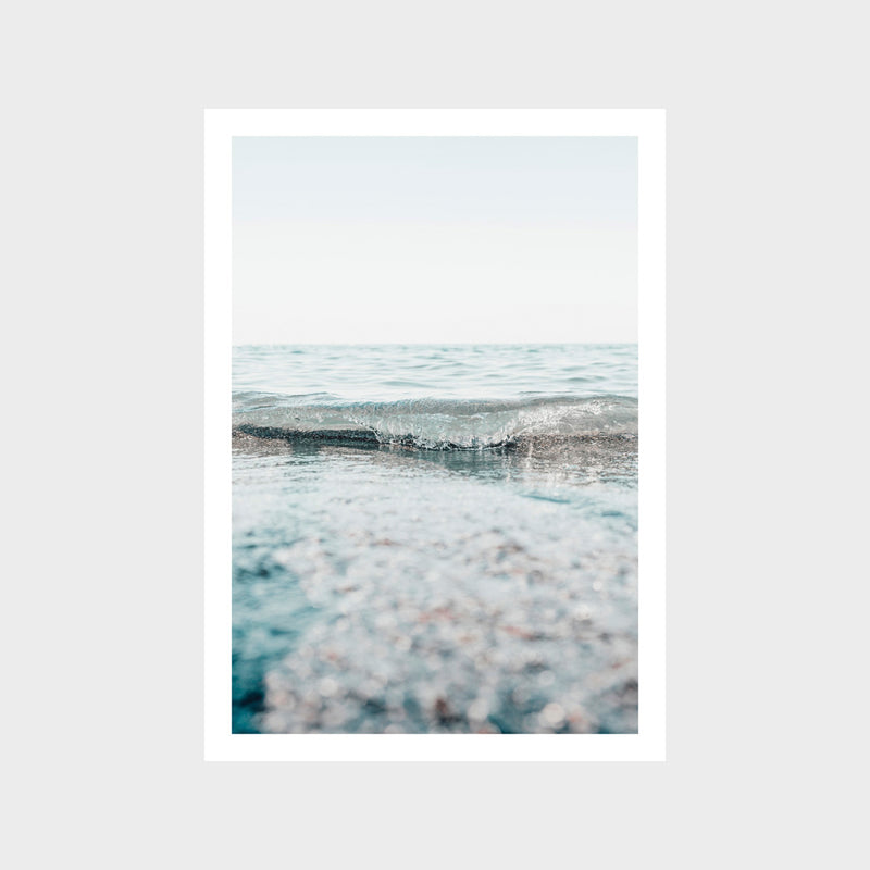 Tales Of The Tides Santorini Art Print