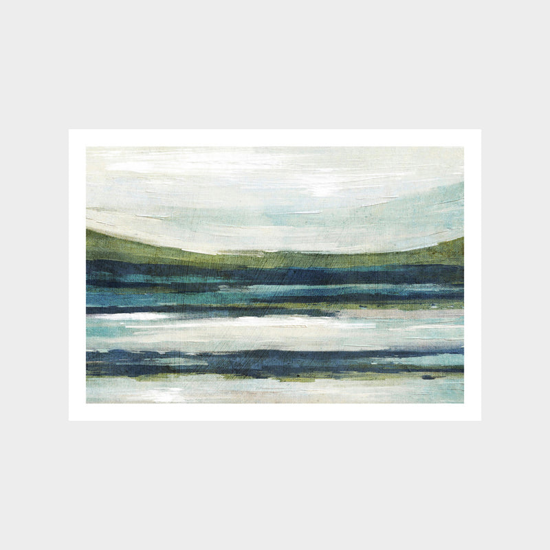 Coastline Abstract 1 Art Print