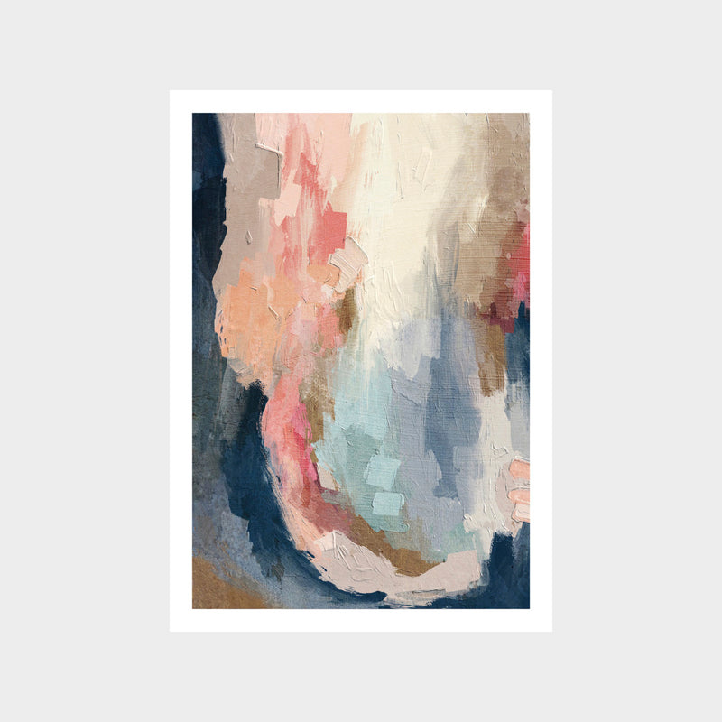 Flux Navy 2 Art Print