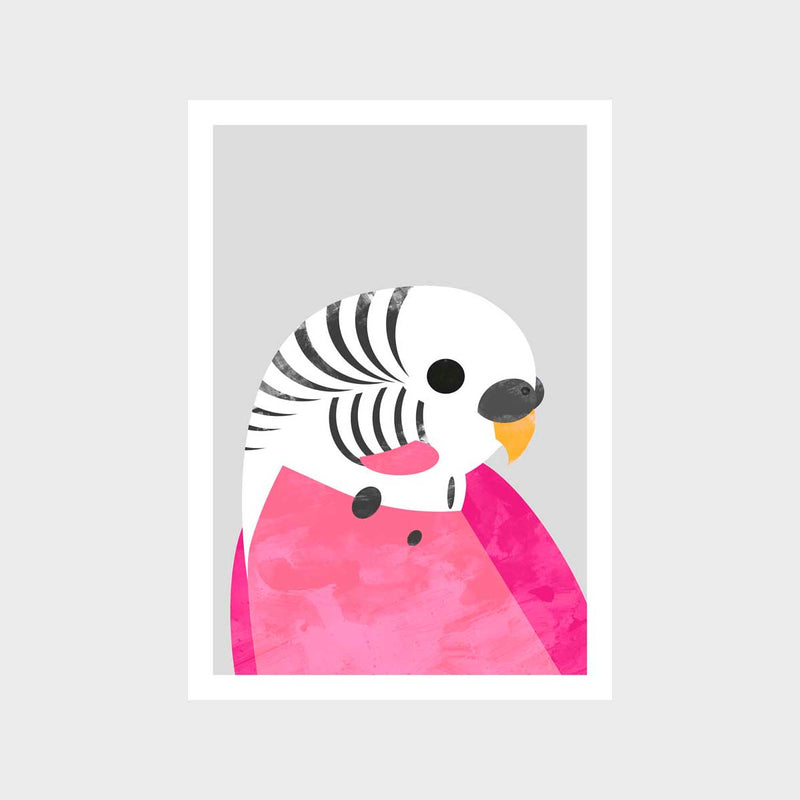 Budgie Art Print