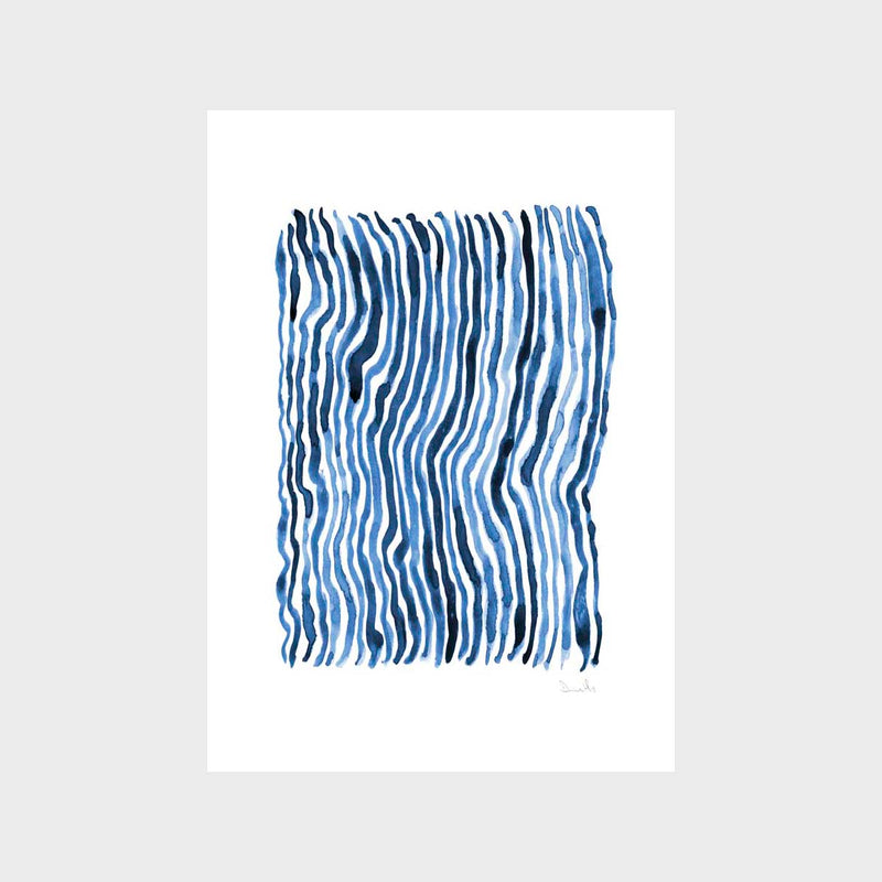 Blue Set 1 Art Print