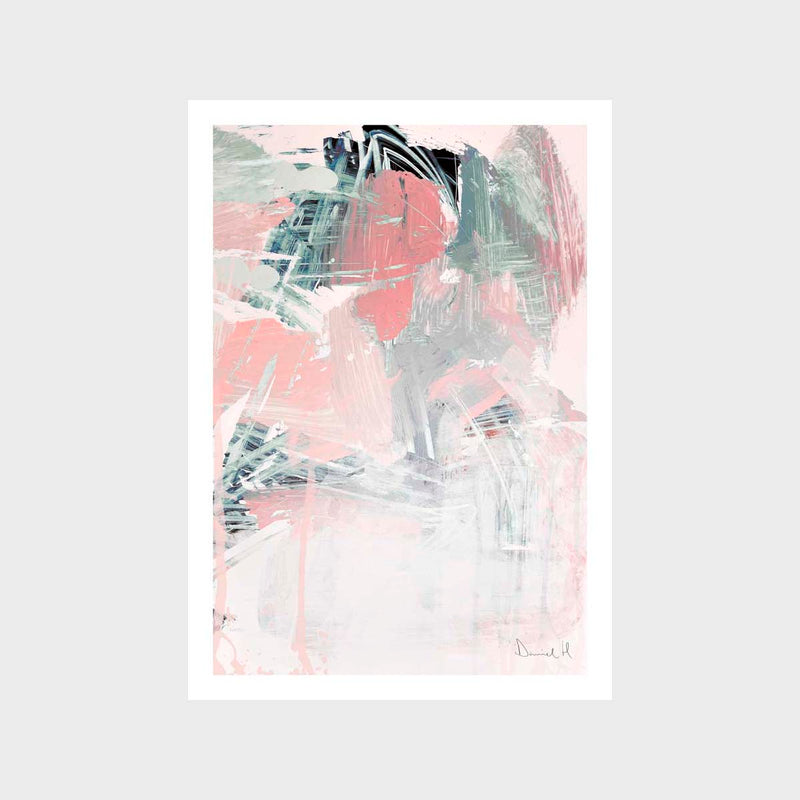 Chic Blush Set 2 Abstract Art Print